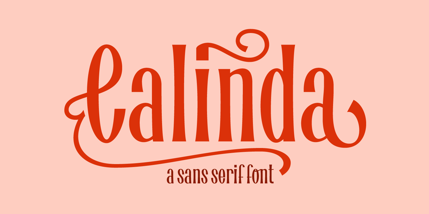 Calinda Font preview